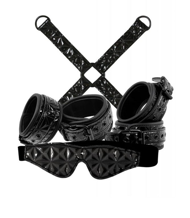 Vegan Patent Leather Sinful Bondage Kit