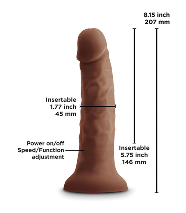 Colours Pleasures 7" Vibrating Dildo