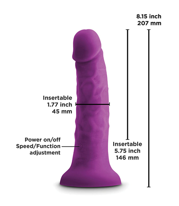 Colours Pleasures 7" Vibrating Dildo