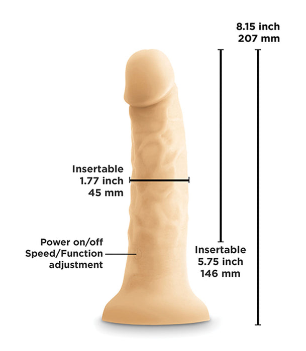 Colours Pleasures 7" Vibrating Dildo