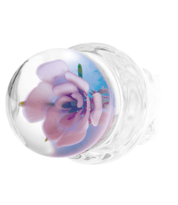Camellia Double Glass Dildo