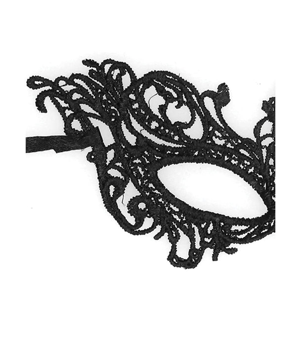 Black & White Lace Eye Mask