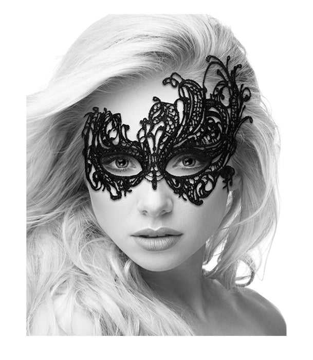 Black & White Lace Eye Mask