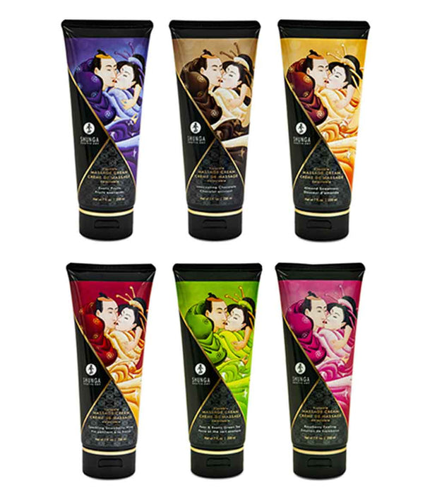Shunga Kissable Massage Creams - Flavored