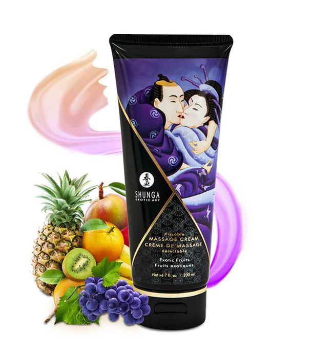 Shunga Kissable Massage Creams - Flavored