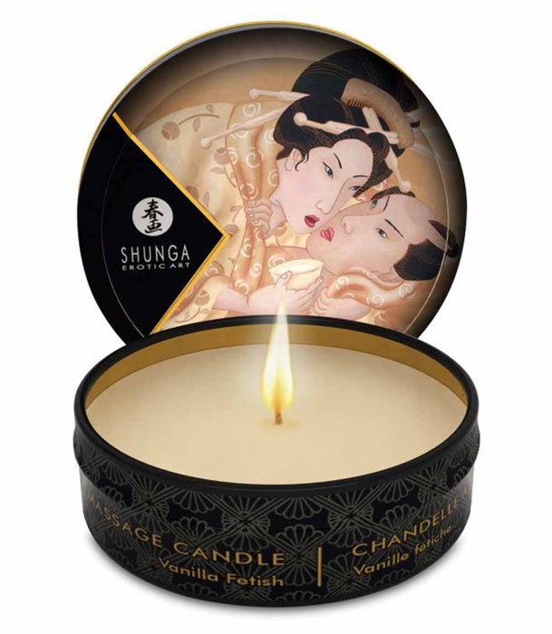 Shunga Desire Mini Massage Candle - Vanilla
