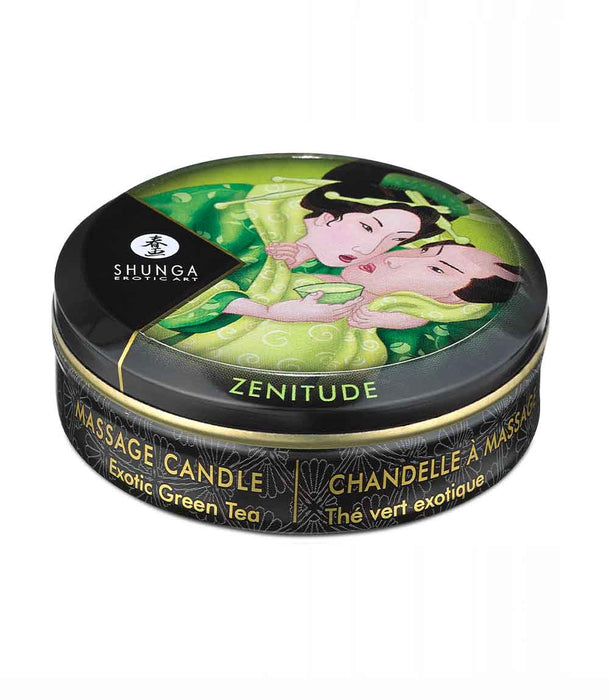 Shunga Zenitude Mini Massage Candle - Exotic Green Tea