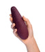 Womanizer Bordeaux Classic 2 Clitoral Stimulator On Hand