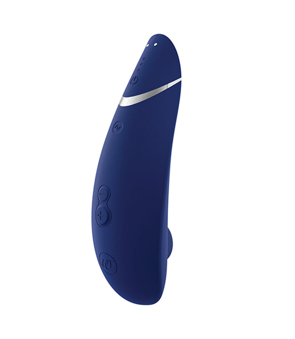 Back View Blueberry Womanizer Premium 2 Clitoral Stimulator