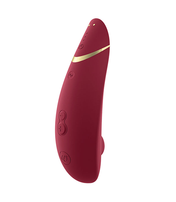 Back View Bordeaux Womanizer Premium 2 Clitoral Stimulator