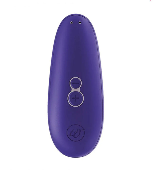 Indigo Womanizer Starlet 3 Clitoral Stimulator Back View