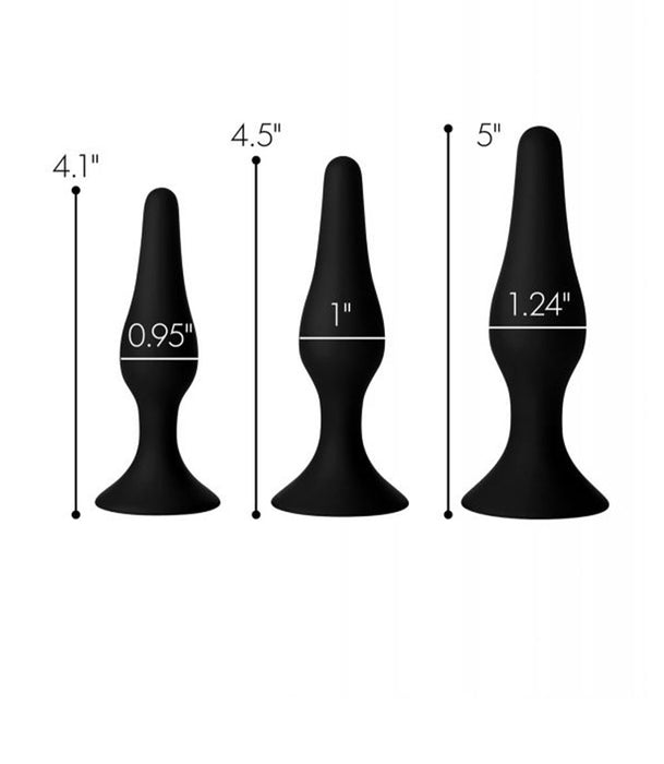 Triple Tapered Anal Trainer Set