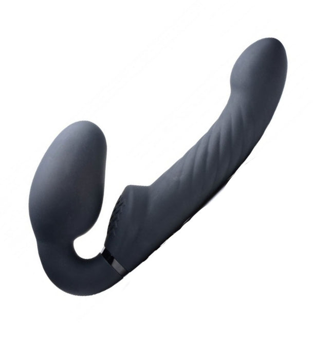 Swirl Vibrating Strapless Strap On